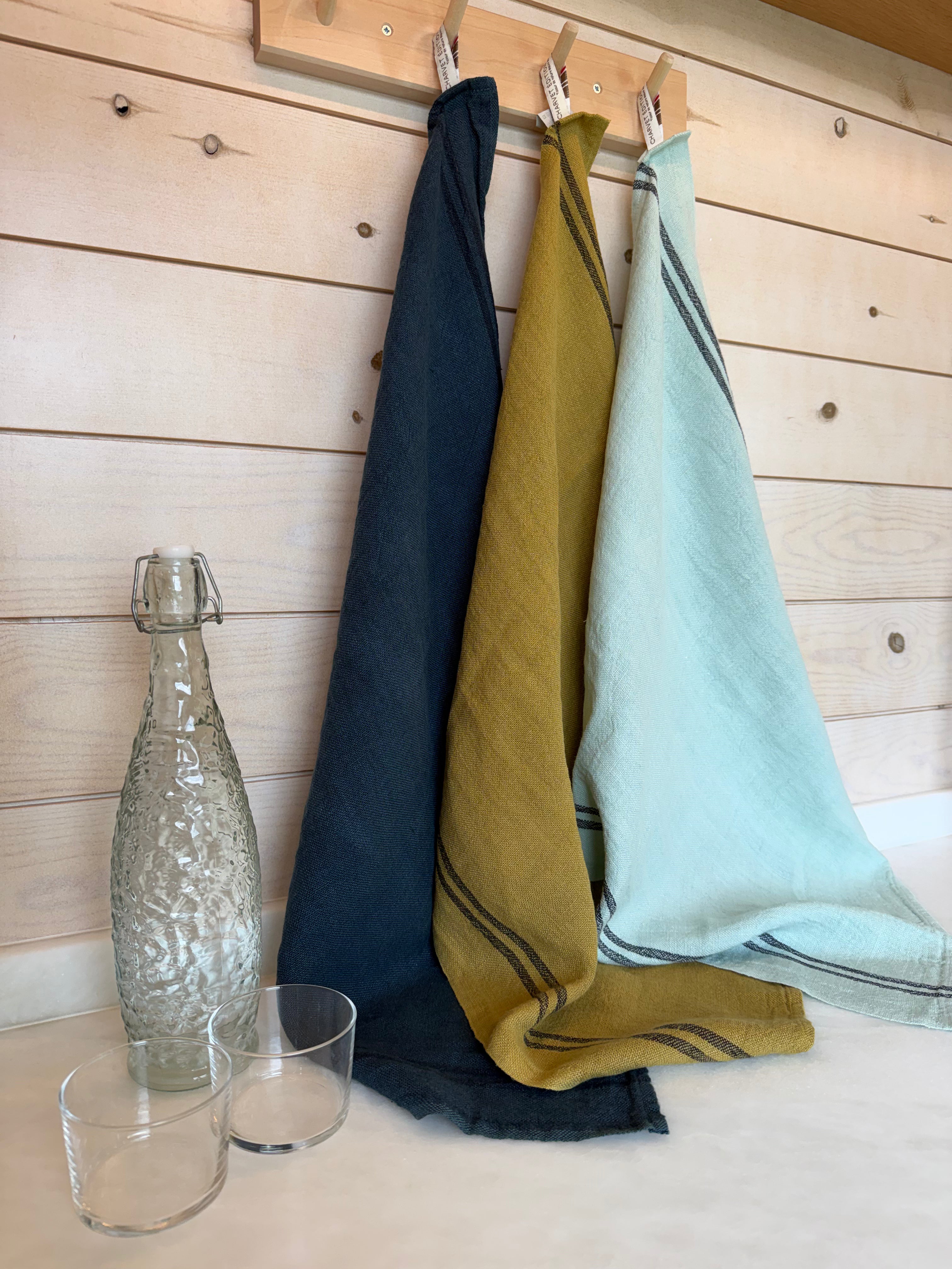 French Country Linen Tea Towel