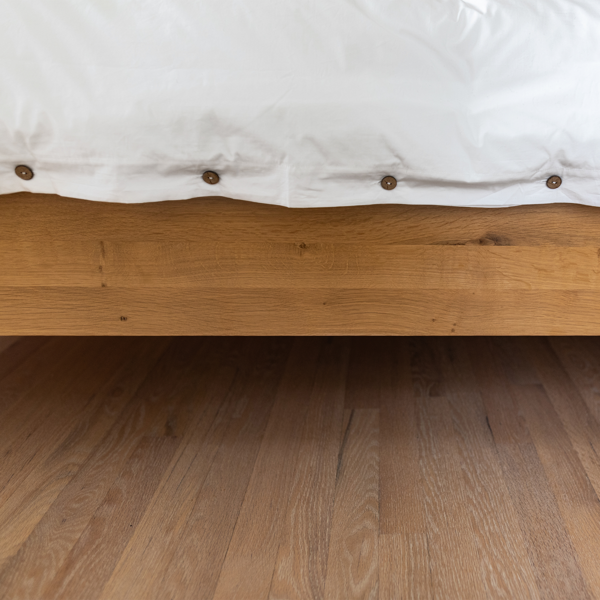 Organic Percale Duvet Covers in Cool White