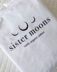 Organic Percale Duvet Covers in Cool White