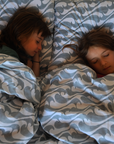 The Blue Wave Hand Block Printed Pillowcases