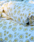 Anemone Hand Block Printed Pillowcases