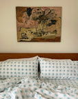 Brother Sun Hand Block Printed Sheets in Tropic