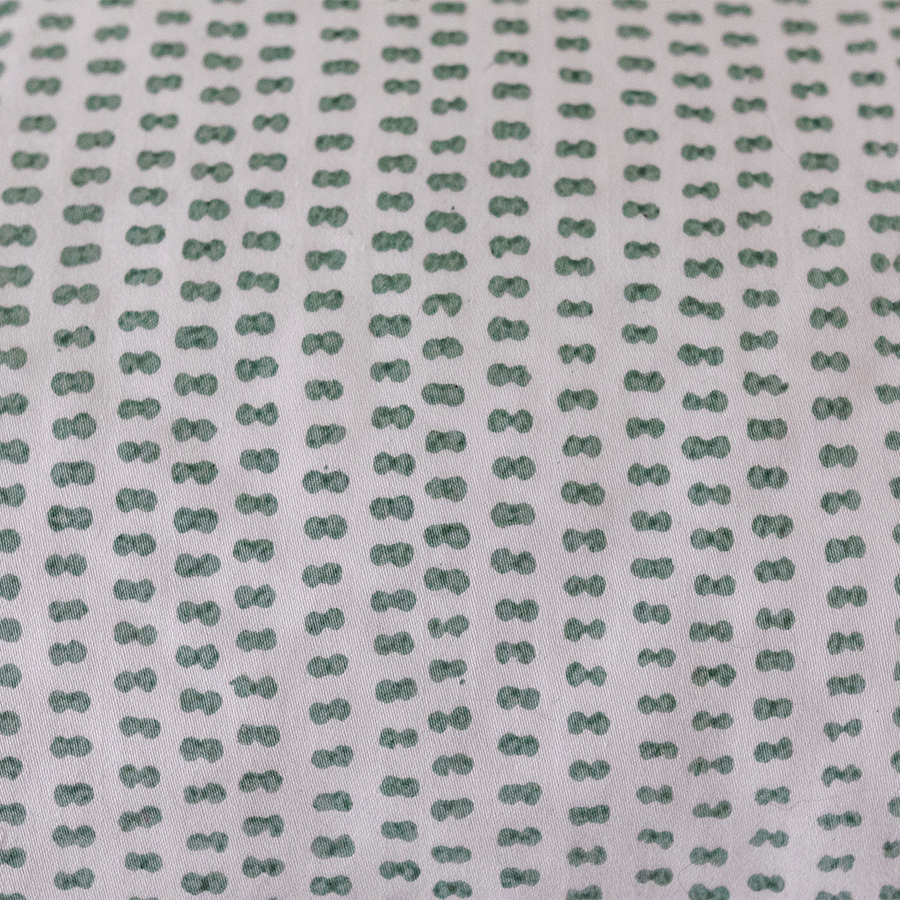 Organic Block-Printed Morse Pillowcases