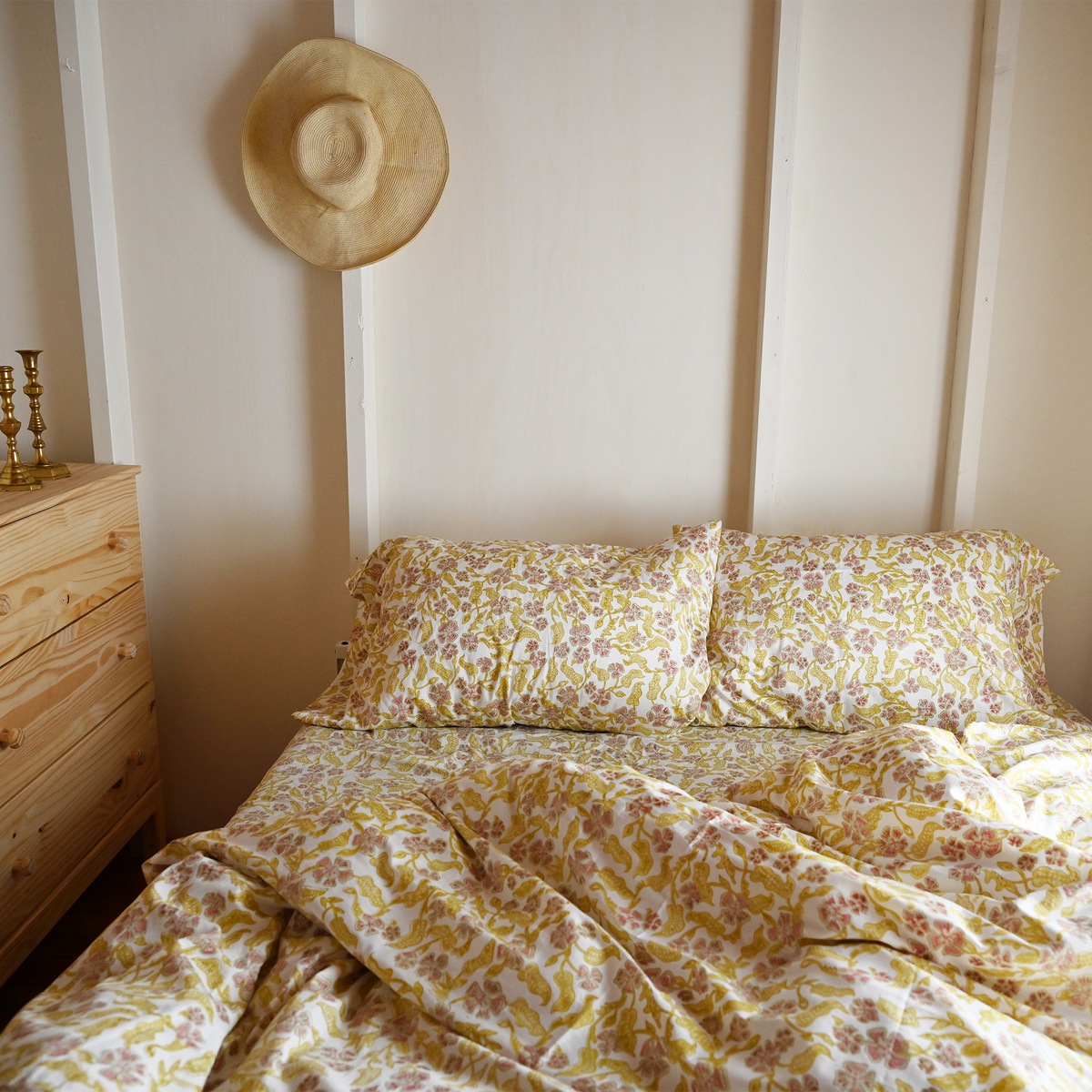 Tanglewood Hand Block Printed Pillowcases