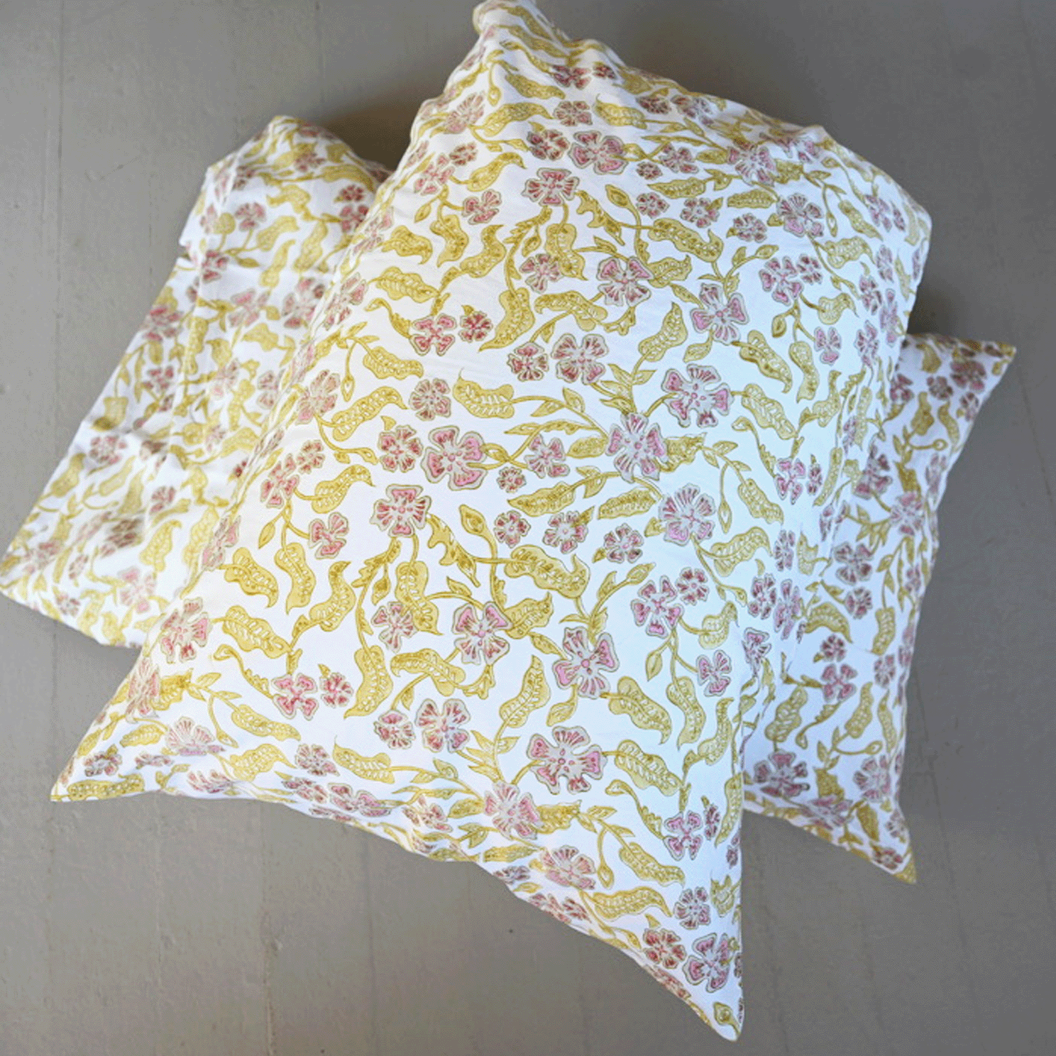 Tanglewood Hand Block Printed Pillowcases
