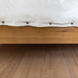 Organic Percale Duvet Covers in Cool White