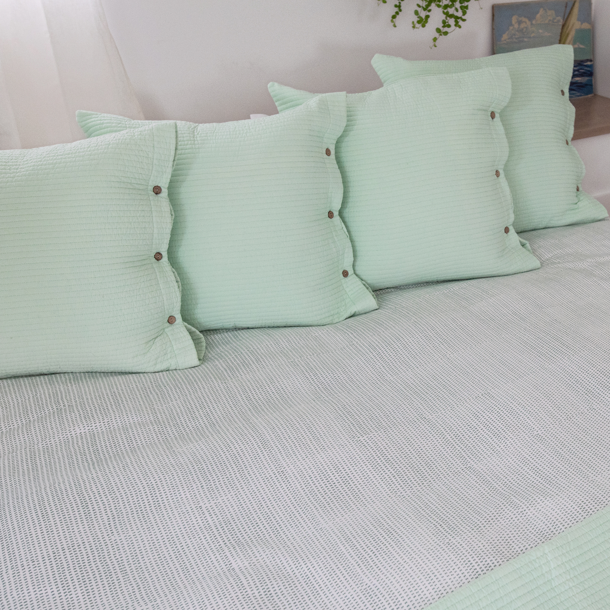 Organic Cotton Voile Sham Set