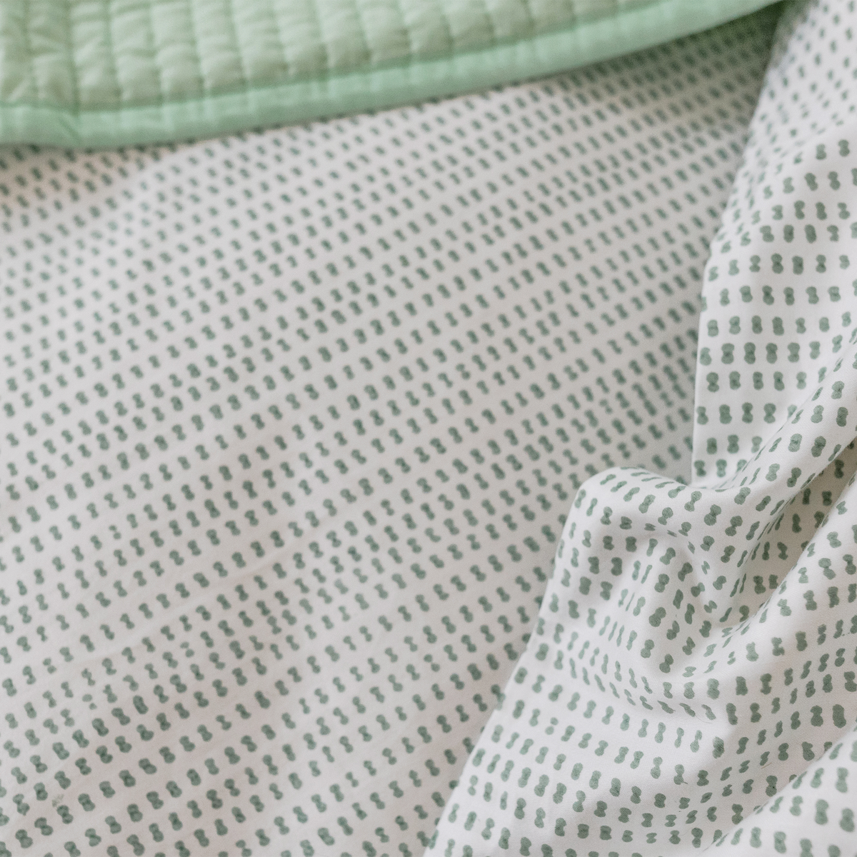 Organic Block-Printed Fitted & Flat Sheets in Copenhagen