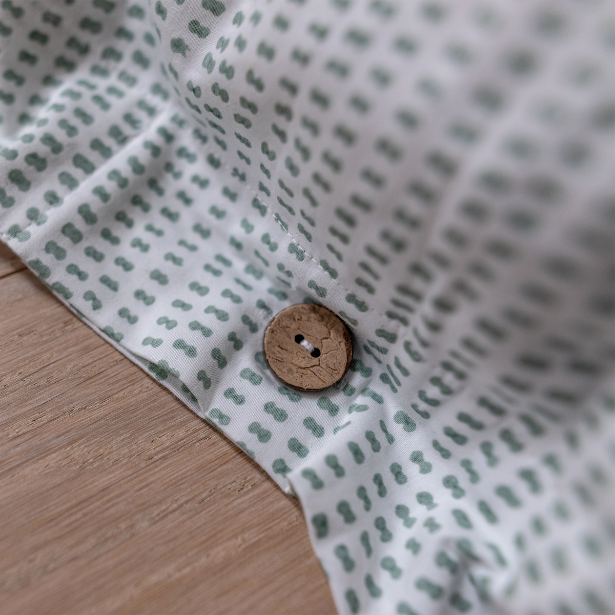 Organic Block-Printed Morse Duvet Covers