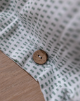 Organic Block-Printed Morse Duvet Covers
