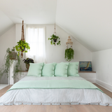 Organic Block-Printed Fitted & Flat Sheets in Copenhagen
