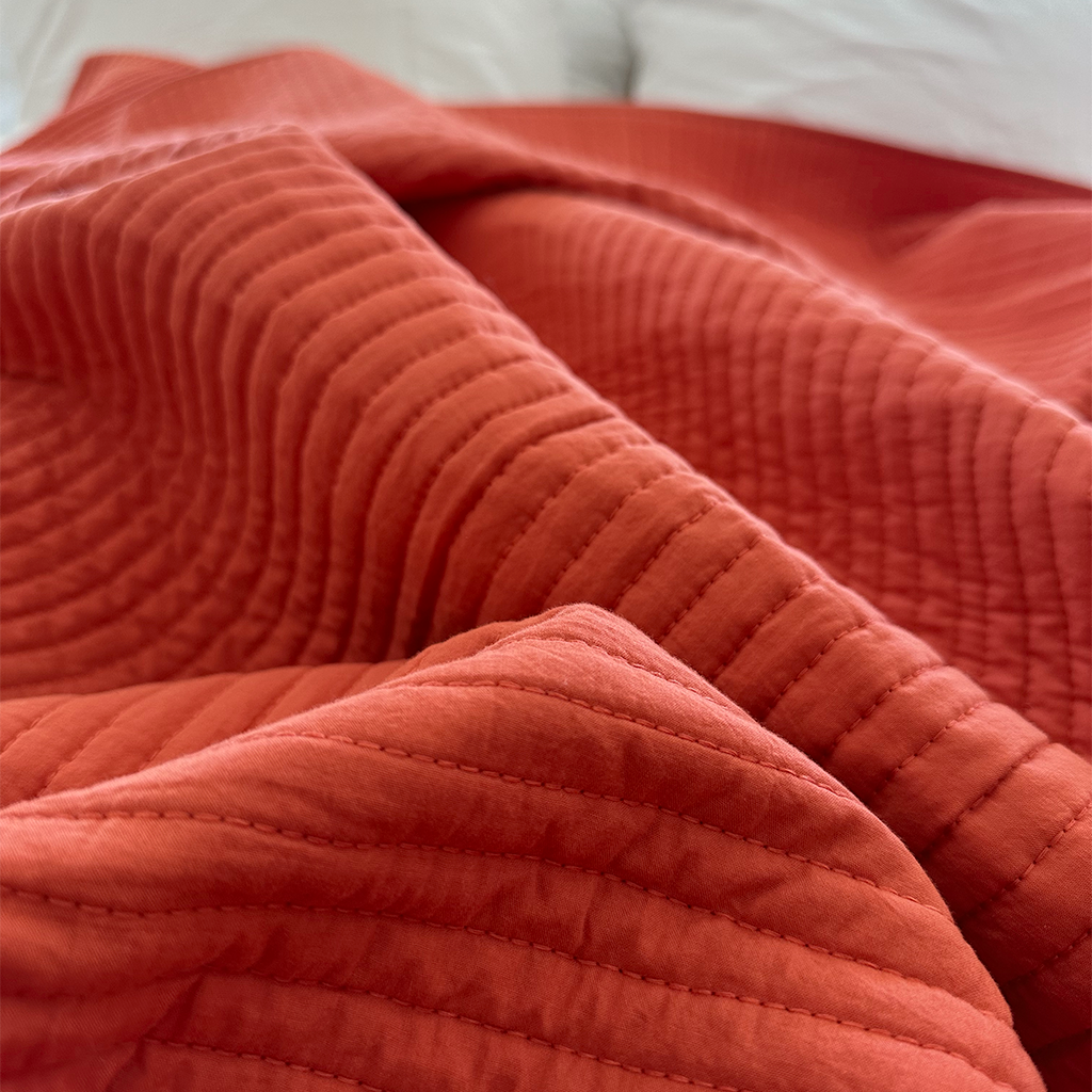 Organic Cotton Voile Quilt in Mecca