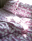 Pink Panther Hand Block Printed Pillowcases