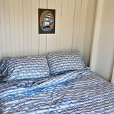 The Blue Wave Hand Block Printed Sheets
