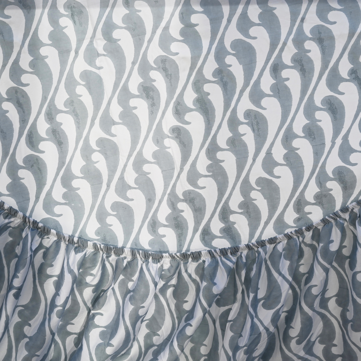 The Blue Wave Hand Block Printed Sheets