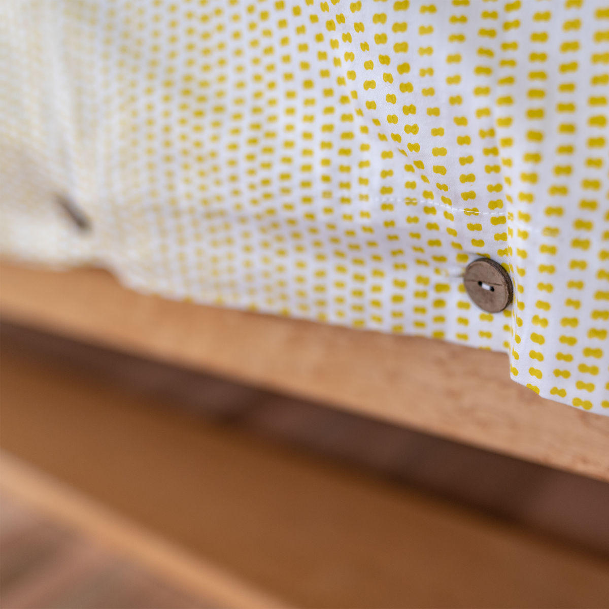 Organic Block-Printed Fitted & Flat Sheets in Quince