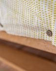 Organic Block-Printed Fitted & Flat Sheets in Quince