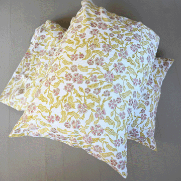 Tanglewood Hand Block Printed Pillowcases