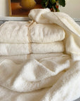 Biodynamic Organic Egyptian Cotton Bath Towels in Natural